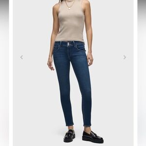 Hudson Collin Mid Rise Skinny Jeans Size 28 | 28" Inseam Dark Wash Premium Denim